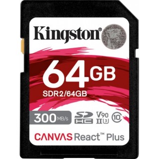 Kingston 64GB SD Canvas React Plus Ultimate